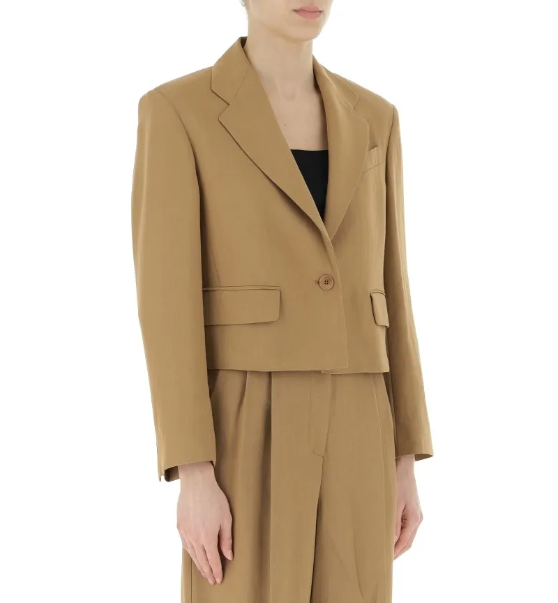 Blazer viscosa-lino
