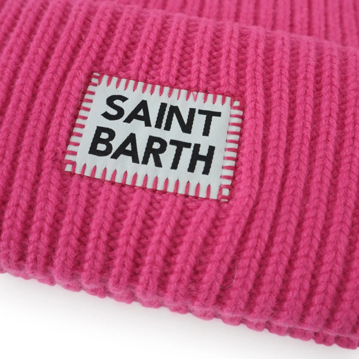 Cuffia Rosa Con Patch St. Barth