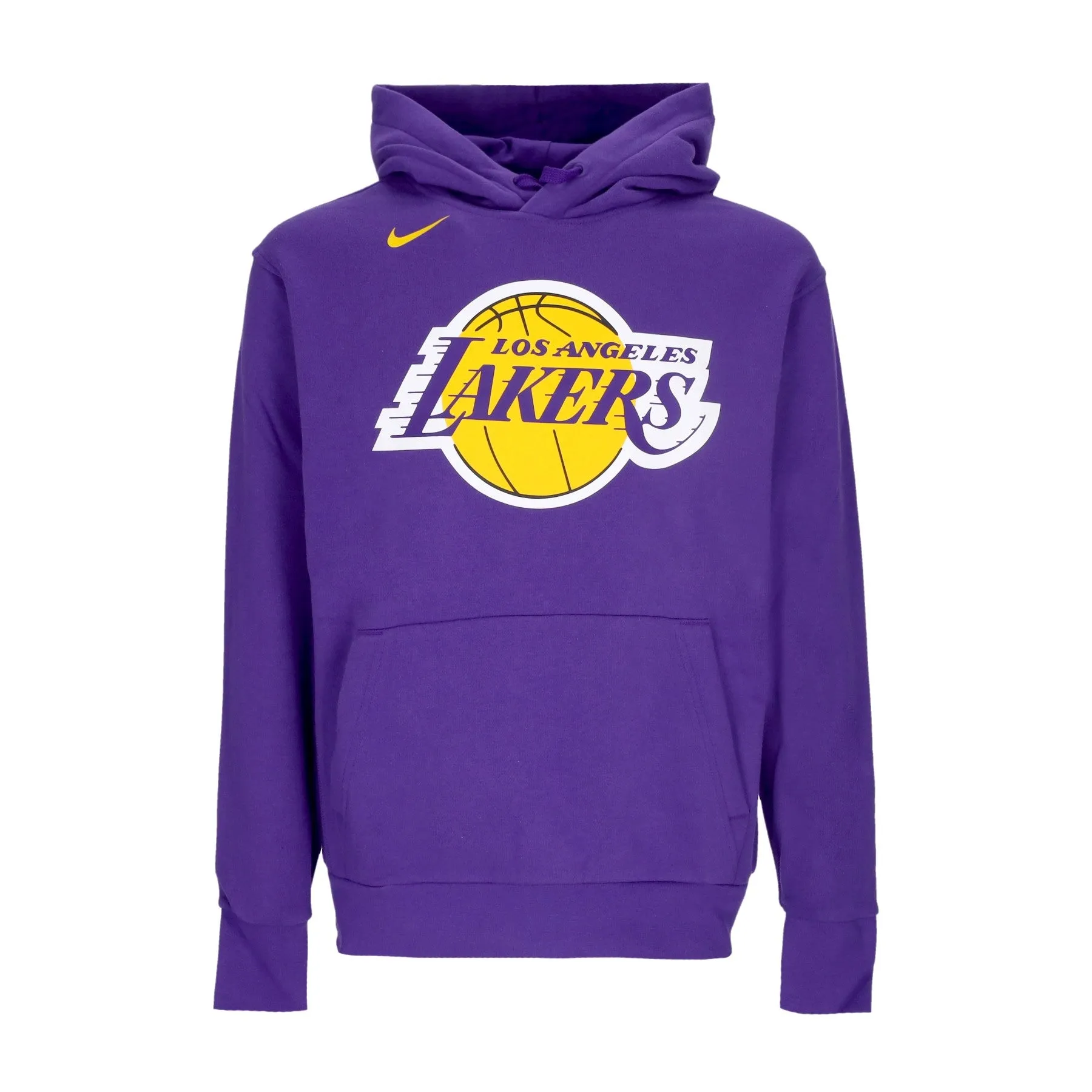 Felpa Cappuccio Uomo Nba Essential Fleece Hoodie Loslak Field Purple