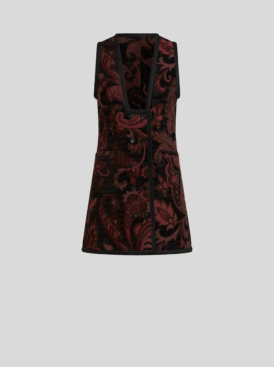 GILET REVERSIBILE JACQUARD