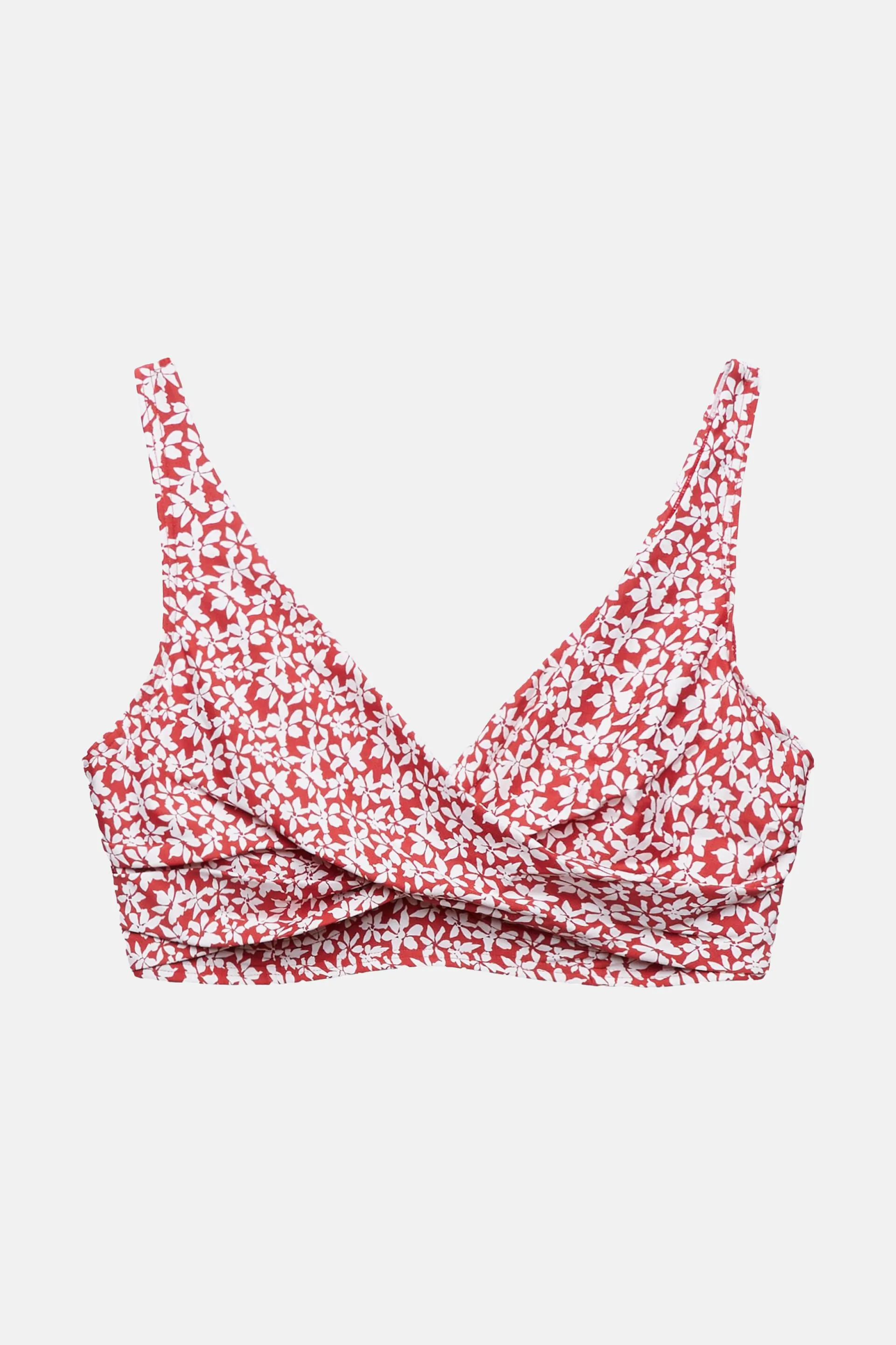Reggiseno da bikini non imbottito con ferretto e stampa