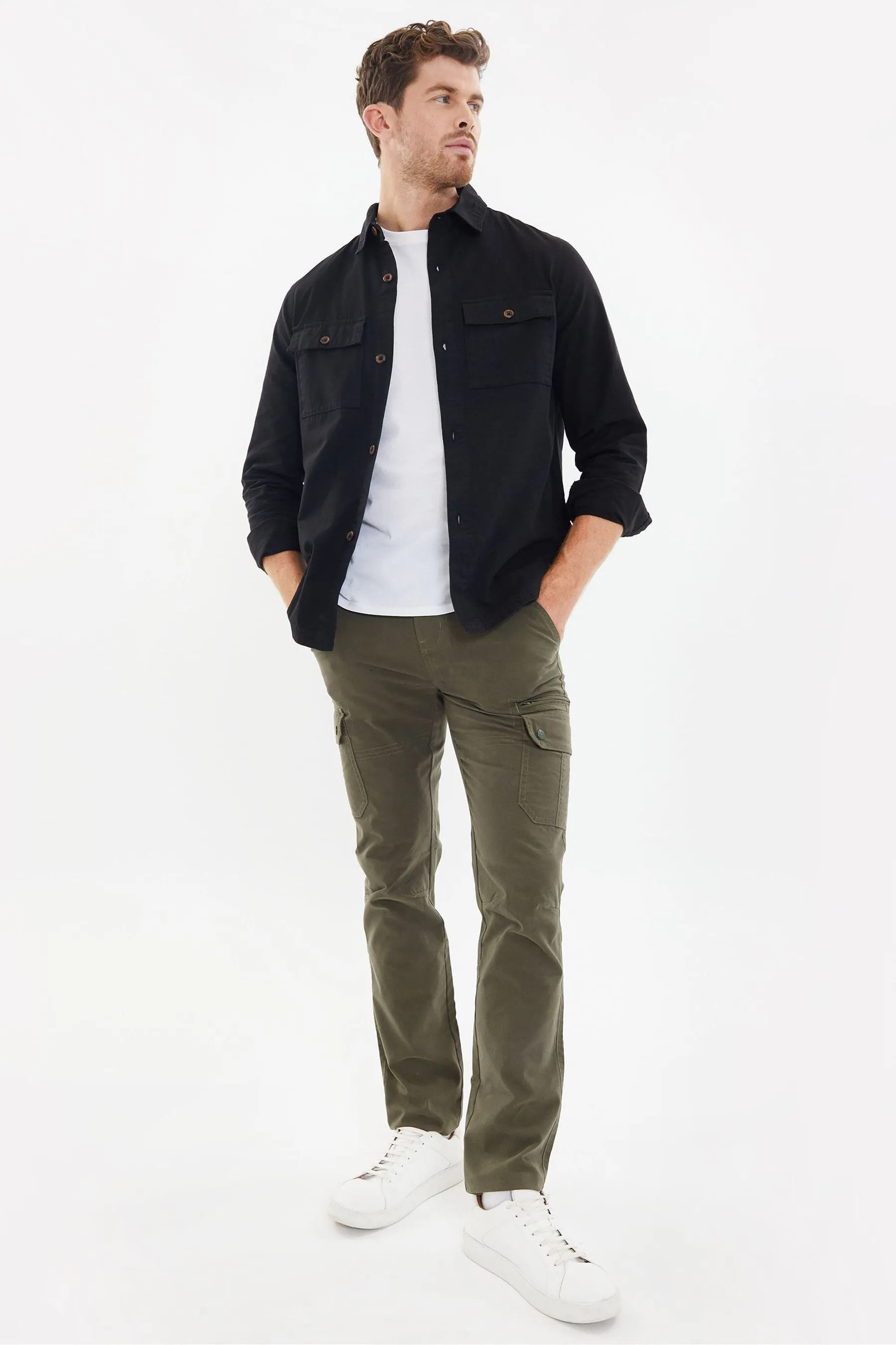 Threadbare - Giacca stile camicia leggera in cotone